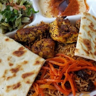 1. Chicken Afghani on Pita
