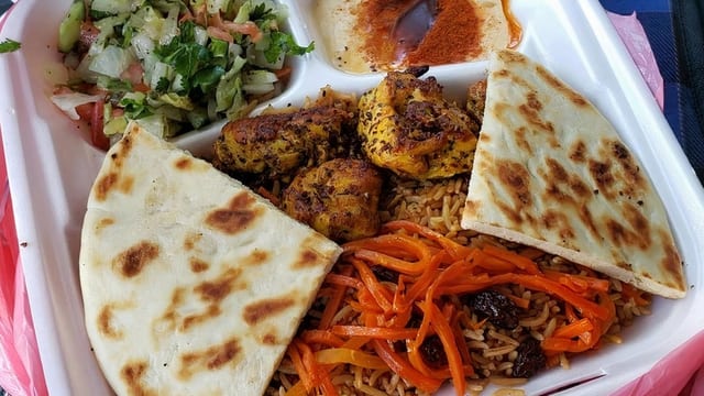 1. Chicken Afghani on Pita.
