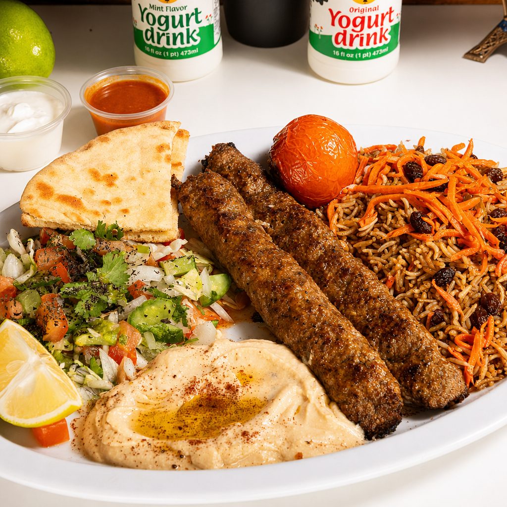 4. Beef Koobideh Kabob.